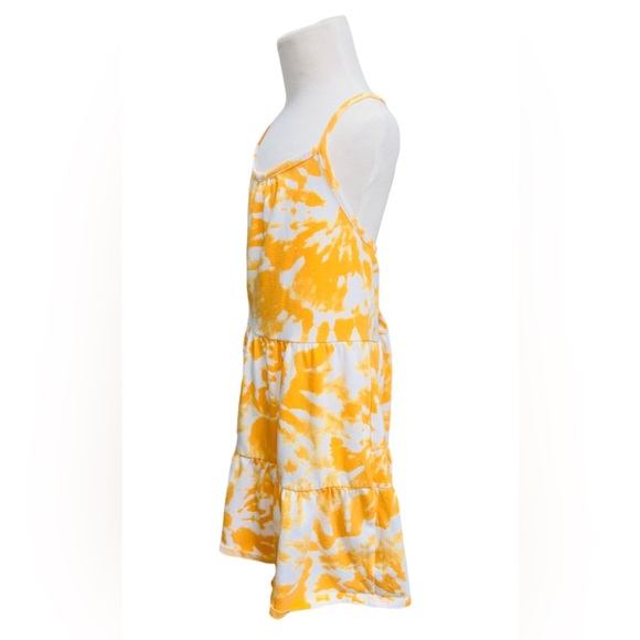 Cat & Jack girls dress M 7 8 orange tie dye - Picture 3 of 7